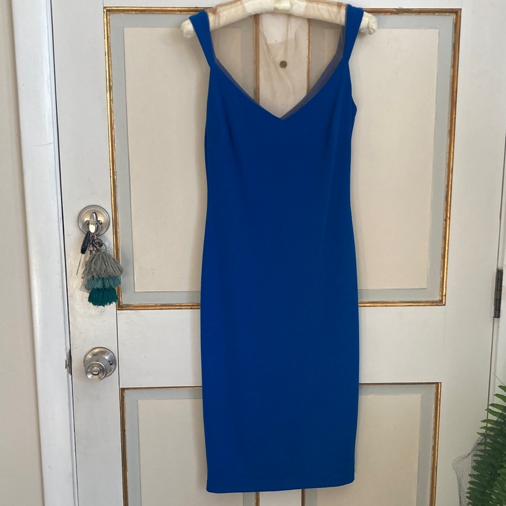 Bailey 44 Cobalt Blue Sleeveless Midi Dress